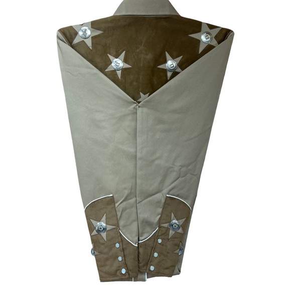 SzS Espuela De Oro Long Sleeve Button Down Western Ranch Rodeo Shirt NWOT - Picture 4 of 8